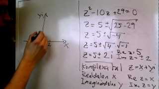 Matematik 4 Komplexa tal realdel imaginärdel [upl. by Aridan]