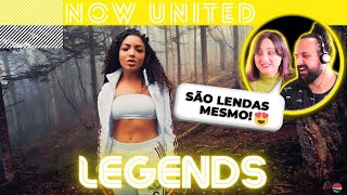 MÚSICO E ARTISTA REAGINDO  NOW UNITED  LEGENDS LENDAS  REACTANÁLISE REACTION [upl. by Ecirtnuahs]