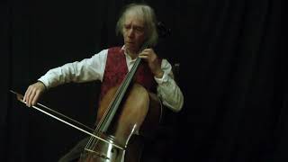 Bach Sarabande Cello Suite No 5 performed on an ancient Renaissance cello [upl. by Ahseele223]