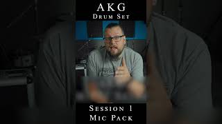 AKG Drum Set Session 1  Mic Pack Review short [upl. by Lyrahc700]