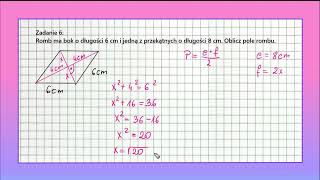 TWIERDZENIE PITAGORASA jak obliczyć boki trójkąta 6 zadania dla klasy VII i VIII [upl. by Adnoyek]