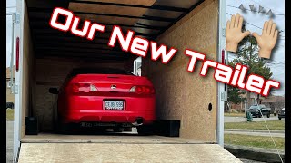 THE NEW 2021 HAULMARK PASSPORT ENCLOSED TRAILER  PREPPING FOR TRACK DAY  EP 6 [upl. by Ilaire469]