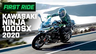 Kawasaki Ninja 1000SX 2020 First Ride Impression  Visordowncom [upl. by Irisa958]