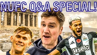 January spends NUFC QampA SPECIAL FROM ATHENS [upl. by Anaujat269]