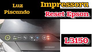 RESET IMPRESSORA EPSON L3150 PASSO A PASSO [upl. by Gentes]