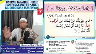 Jazariyyah 7 REC 21D Qatha Saktah Wajib dan Saktah Jaiz [upl. by Lasser]