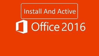 របៀបដំឡើង និងដោះកម្មវិធី Microsoft Office 2016 How to Install and activate Microsoft Office 2016 [upl. by Wieren]