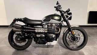 Triumph Street Scrambler for sale at Triumph London [upl. by Elmo]