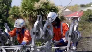 Removal of spacers from the PAKPEN A transmission line [upl. by Nipha]