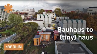 Bauhaus to tiny quothausquot microhome village in Modernist Berlin [upl. by Odracer]