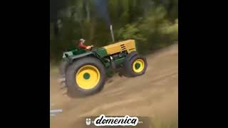 Buhrer 6105 classic pull a rusty tractor out of a road collapse 2  spintires mudrunner gaming [upl. by Sirromaj980]