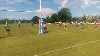 Brad Cunningham scores a try for Salford City Roosters v Woolston Rovers A [upl. by Gaskill]