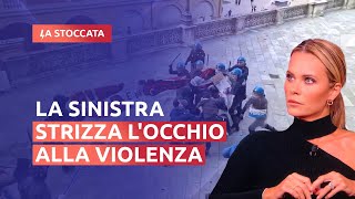 SCONTRI A BOLOGNA LA SINISTRA STRIZZA LOCCHIO ALLA VIOLENZA [upl. by Rehpotirhc]