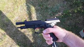 KWC M92 45Mm BB Pistol CO2 Blowback [upl. by Dreda114]