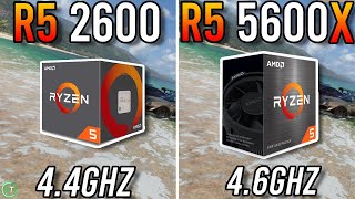 Ryzen 5 2600 vs Ryzen 5 5600X  Big Upgrade [upl. by Lucania]