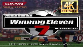 Winning Eleven 7 International  Brazil vs Argentina  GAMEPLAY 4K  PCSX2 winningeleven 4k pes [upl. by Karen887]