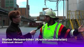 Feuerwehrübung bei der Biodieselfirma Tecosol in Ochsenfurt [upl. by Enella730]