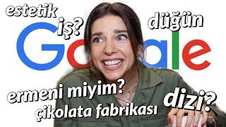 GOOGLEDA HAKKIMDA EN ÇOK ARANANLARI YANITLADIM  NE İŞ YAPIYORUM DİZİ DÜĞÜN ESTETİK [upl. by Aristotle795]