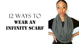 12 Ways to Wear an Infinity Scarf  SugarStilettos [upl. by Ha67]