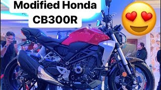 2019 Honda CB300R Accessories Modified Walk Around [upl. by Myk]