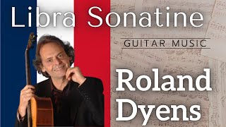 AudioScore 🇫🇷 Roland Dyens  Libra Sonatine  classicalguitar [upl. by Nosna]