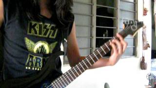 Witchtrap  Disturbing the Dead guitar Cover [upl. by Beatrice574]