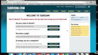 Creating Tabroom Account [upl. by Pironi]