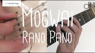 How to play Rano Pano Mogwai  Guitar Lesson  free tab sheet [upl. by Jasmin]