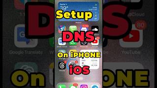 Setup DNS ON iPHONE iOS iphone apple dns networking computer [upl. by Dogs]