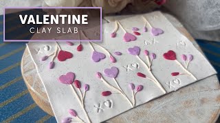 Polymer Clay Tutorial 118 ValentineInspired Polymer Clay Slab [upl. by Denyse]