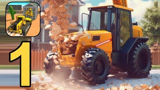 Dozer Demolish City Tear Down  Gameplay Walkthrough Part 1 Day 1  AndroidiOS [upl. by Duaner191]