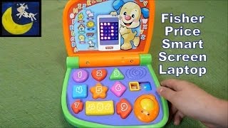 Review FisherPrice Laugh amp Learn Smart Screen Laptop  2010 [upl. by Rossner]