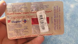 Clopilet Tablet  Clopidogrel 75mg tablet  Clopilet Tablet Uses Benefits Review in Hindi [upl. by Ferd]