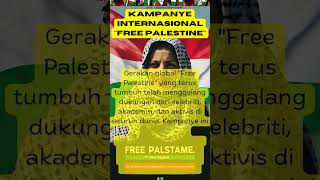 Kampanye Internasional FREE PALESTINE palestina shorts palestinaisrael [upl. by Lekcim]