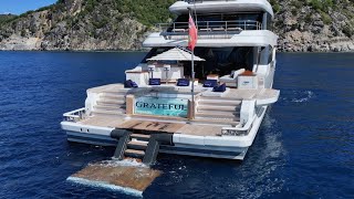 2023 Benetti Oasis 34Metri MYGrateful  Full Tour  Exclusive Listing [upl. by Nyrhtakyram]