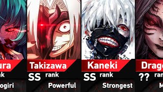 Strongest Ghouls in Tokyo Ghoul [upl. by Grearson]