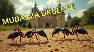 Mudanza Messor Barbarus 😍😍😍 ants messorbarbarus [upl. by Gustin]