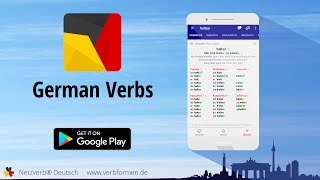 German Verbs App  Conjugation Translation Grammar Games [upl. by Lawrenson]