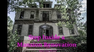 Rare Inside Tour of the Historic Coxe Mansion Renovation [upl. by Devona]