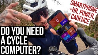 Using A Phone As A Cycle Computer  Amazing New App [upl. by Akimas]