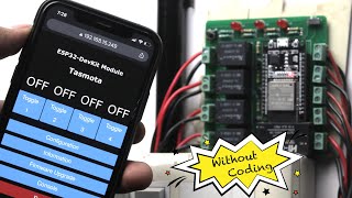 Home Automation using TASMOTA on ESP32 [upl. by Ellehsram994]