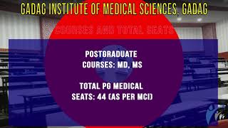 Gadag Institute of Medical Sciences  Introduction [upl. by Smith]