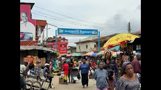 Exploring Nigeria Mushin Market LagosThe groceries and provisions [upl. by Thebazile]