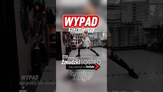 Wypad szermierczy lunge fencing wideoinstrukcja [upl. by Thursby]