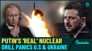 VIDEO Putin’s ‘Realistic Nuclear Drills’ Stuns NATO ICBMs Bombers and Submarine Launches Tested [upl. by Aneladdam]