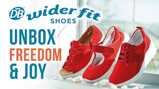 DB Wider Fit Shoes  Unbox Freedom And Joy [upl. by Hoeve]