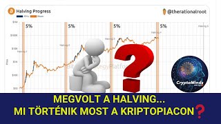 Bitcoin halving után 80 nap újra felhalmozásról szól 📈📉📈 [upl. by Kindig681]