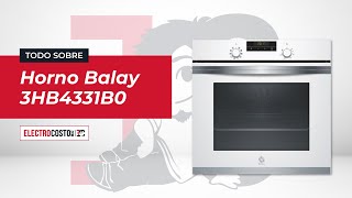 🔴 Balay 3HB4331B0  Horno 71L Aqualisis [upl. by Rawna]