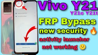 Vivo Y21 y21e y21t Frp Bypass  New Security 2024  Vivo Y21 V2111 Google Account Bypass [upl. by Alvan]