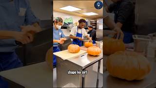 Ninja technique of cutting pumpkin 🤯  New Viral Gadjet  hand crafts shortvideo shorts [upl. by Lasonde]